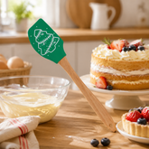 Christmas Silicone Spatula with Beech Wood Handle