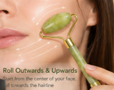 Natural Xiuyu Jade Facial Massage Roller