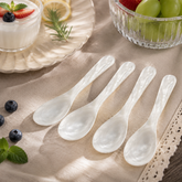 Caviar Face Mask Spoon – Mother of Pearl Shell Beauty Spatula for Skincare Application