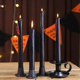 Dripping Skeleton Taper Candles, Soy Blend – Set of 2