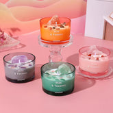 Langfine Crystal Glass Cup Scented Candle