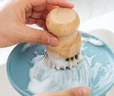 Wooden Palm Dish Brush – Natural Fiber Kitchen Scrubber