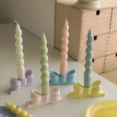 Spiral Twist Decorative Taper Candle