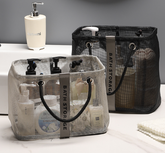 Mesh Shower Caddy Bag – Portable Bath Storage Organizer, Travel Toiletry Bag for Bathroom, Gym & Camping