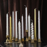 Pearl Taper Candles, Smokeless Soy Blend