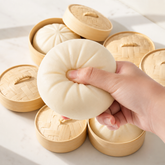 Squishy Bao Bun Stress Toy – Soft Silicone Squeeze Relief Toy