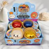 Smiley Bao Bun Squishy Toy – Jumbo Slow Rising Stress Relief Toy