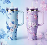 40oz Stainless Steel Travel Tumbler With Handle Large Capacity Insulated Cup Fashion Ice Boss Mug Double Wall Hot Cold Drink Bottle Customizable Portable