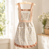 Floral Princess Apron – Vintage Lace Kitchen Apron for Cooking & Baking