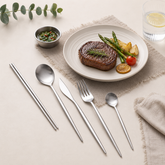 304 Stainless Steel Dinner Fork, Mirror Polished Long Handle Western Table Fork