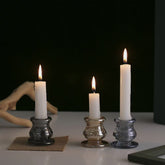 European Style Glass Candle Holder