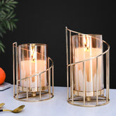 Artistic Iron Candleholder Design Decor, Modern Home Accent