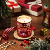 Christmas Laser Effect Soy Wax Candle