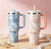 40oz Fashion Insulated Stainless Steel Tumbler Large Capacity Travel Ice Boss Cup Hot and Cold Retention Portable Customizable Drink Cup
