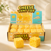 Fluid Cheese Squishy Toy – Slow Rising Stress Relief Fidget Cube (5–11cm)