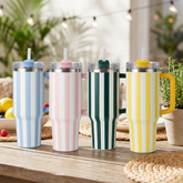 40oz Stainless Steel Insulated Tumbler Ice Boss Cup Large Capacity Travel Mug Vacuum Hot Cold Drink Bottle Portable Customizable Cup