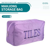 Portable Mahjong Storage Bag – Large Capacity Zipper Organizer Pouch for Travel, Home & Daily Storage