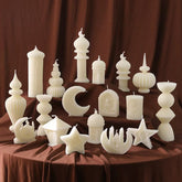 Architectural-Style Scented Candle – Decorative Holiday Candle