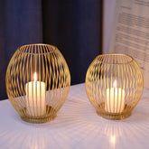 Iron Craft Lantern Candleholder, Vintage Style Home Decor