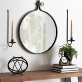 Minimalist Wall Mounted L Shape Iron Candleholder Set, Heavy Duty Exquisite Decor