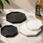 Rock Texture Ceramic Plate – Japanese Style Steak & Sushi Serving Plate