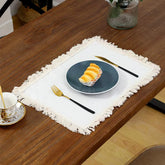 Solid Color Placemat Heat Resistant Dining Table Mat