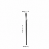 Stainless Steel Mini Dessert Fork Elegant Fruit Fork Cocktail Fork