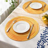 Nordic Cotton Gauze Placemat, Heat Resistant Dining Table Mat