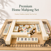 Melamine Mahjong Tiles Set – Ivory & Jade Style 144PCS Wholesale Game Set