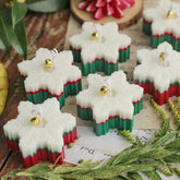 Snowflake Scented Candle – Handmade Christmas Gift