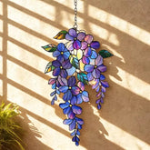 Floral Acrylic Suncatcher Window Hanging – Colorful Flower Decoration for Home Window, Garden & Room Decor