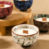 Handcrafted Glazed Porcelain Scented Candle Cup