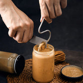 Stainless Steel Peanut Butter Stirrer – Durable Jar Mixing Tool for Nut Butter, Sauce & Spread Use
