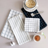 Nordic Black Kitchen Towel, Food Photography Backdrop Cloth