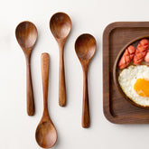 Camphor Wood Spoon Set – 4-Piece Natural Wooden Spoons