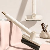 Long Handle Cleaning Brush – V Shape Hard Bristle Scrub Brush for Bathroom Tiles, Kitchen & Home Cleaning