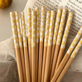24cm Bamboo Chopsticks Pattern Reusable Tableware