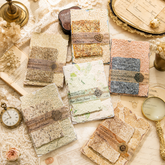 Letterpress Relief Paper – Aesthetic Retro Stationery for Scrapbooking & Journaling