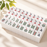Melamine American Mahjong Set – 166PCS Travel Portable Mahjong Tiles for US Mahjong Game