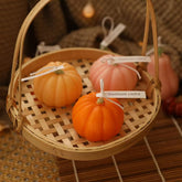 Handmade Halloween Pumpkin Candle