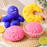 Cheese Brain Stress Ball – Sensory Fidget Toy