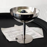 Stainless Steel Wide Mouth Stemmed Dessert Cup