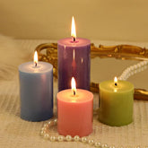 Colorful Handmade Taper Candle Set