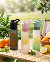 650ml Tritan Spray Water Bottle Outdoor Sports Mist Hydration Cup Portable Summer Cooling Bottle Fitness Travel Drinkware