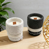 Plaster Cup Scented Candle – Smokeless Bedroom Decor