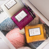 Luxury Embossed Glass Soy Candle
