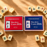 American Mahjong Instruction & Scoring Card Set – 4pcs Rule Guide Pack