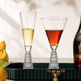 Crystal Stemmed Glass – Cocktail, Juice & Sparkling Drink Goblet