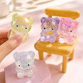Aurora Mini Bear Squishy Toy – Malt Syrup Slow Rising Stress Relief Fidget Toy
