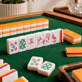 Premium Acrylic Mahjong Tiles – Colorful Design Smooth Surface Game Set for Family Entertainment